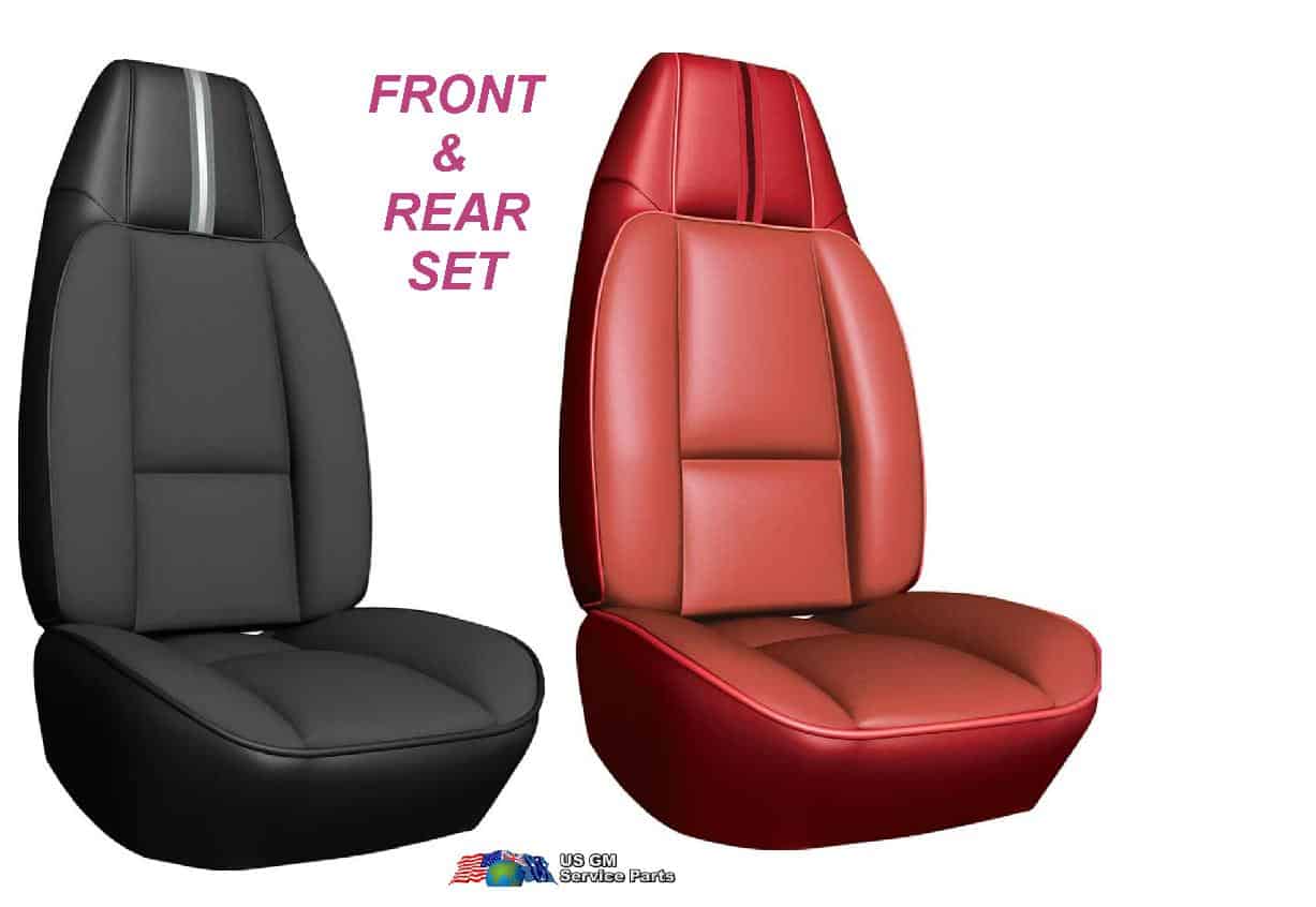 Seat Trim Kit: 80-81 Berlinetta Cloth or Vinyl - Front & Rear